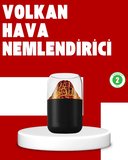 Volkanik Tasarımlı LED Işıklı Ultrasonik Nemlendirici