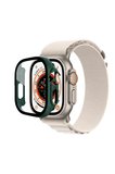 Watch Ultra 49mm Desert Camlı Kasa Ekran Koruyucu - Koyu Yeşil