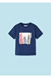 Mayoral 2'li Baskılı Erkek Çocuk T-Shirt Set Lacivert