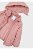 Mayoral Kız Çocuk Kapüşonlu Dolgulu Uzun Mont 0415 Pembe