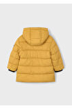 Mayoral Erkek Çocuk Kapüşonlu Uzun Şişme Dolgulu Mont 4422 Sarı