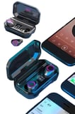 Yeni Nesil Bluetooth Kulaklık Uzun Pil Ömrü El Fenerli Dijital Şarj Göstergeli
