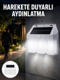 Mey İthalat 3 in 1 Solar Duvar Lambası – IP65 Su Geçirmez, Hareket Sensörlü Yeni Nesil