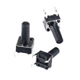 TACT SWITCH ŞASELİ 6X6X7MM IC-200 (C9 BUTON) (4767)
