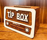 Myk Hediyelik Tip Box Bahşiş Kutusu Nostaljik Radyo Görünümlü