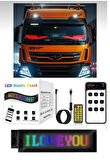 LED Matrix Kayan Yazı Panel | Araba Camı Ekranı | Telefonla Kontrol | Bluetooth Dijital Reklam Tabel
