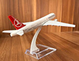  Boeing 737-800 THY Metal Model Uçak (1/250) – Kişiye Özel İsim Yazılı, Şık Dekoratif ve Koleksiyonl