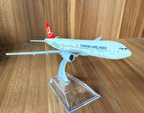  Boeing 737-800 THY Metal Model Uçak (1/250) – Kişiye Özel İsim Yazılı, Şık Dekoratif ve Koleksiyonl