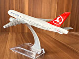  Boeing 737-800 THY Metal Model Uçak (1/250) – Kişiye Özel İsim Yazılı, Şık Dekoratif ve Koleksiyonl