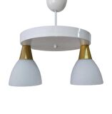 MYLİGHTS    MODER BEYAZ İKİLİ YUBVARLAK 30CM AVİZE