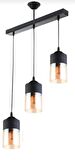 MYLİGHTS  RETRO ÜÇLÜ SIRALI AVİZE 60 CM EN