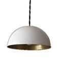 DEMET HABEK  MYLİGHTS   RETRO  METAL SARKIT AVİZE BEYAZ  İÇİ  GOLD  RUSTİK AVİZE