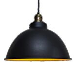 MYLİGHTS   RETRO RUSTİK METAL SARKIT AVİZE SİYAH  İÇİ ALTIN ESKİTME ASKLI