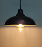 MYLİGHTS  RETRO RUSTİK METAL SARKIT AVİZE SİYAH  İÇİ ALTIN