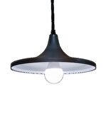 MYLİGHTS  RETRO RUSTİK  GRİ  İÇİ BEYAZ METAL SARKIT AVİZE