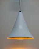 MYLİGHTS  RETRO RUSTİK METAL SARKIT BEYAZ  İÇİ ALTIN SARKIT AVİZE