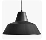 MYLİGHTS RETRO RUTİK AVİZE METAL SARKIT SİYAH İÇİ BEYAZ