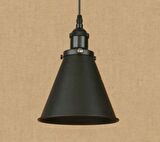 MYLİGHTS RETRO KONİK METAL SARKIT AVİZE EN 19 CM