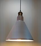 MYLİGHTS METAL SARKIT AVİZE  BEYAZ  ESKİTME ASKILI