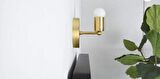 E27 Metal Salon - Yatak Odası Duvar Gold Aplik