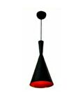 DEMET HABEK  MYLİGHTS  MYLİGHTS  SİYAH  İÇİ  KIRMIZI  METAL SARKIT AVİZE B03