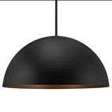 MYLİGHTS  RETRO METAL   40CM  METAL SARKIT SİYAH  İÇİ BAKIR  SARKIT AVİZE