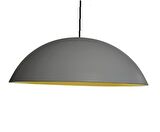 MYLİGHTS  60 CM  METAL SARKIT AVİZE BEYAZ  İÇİ ALTIN YÜKSEK TAVAN RETRO RUSTİK