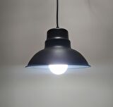 MYLİGHTS VİNTAGE  METAL SARKIT AVİZE SİYAH  İÇİ BEYAZ