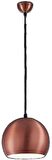 MYLİGHTS  RETRO  RUSTİK BAKIR  İÇİ BEYAZ METAL SARKIT AVİZE 20 CM