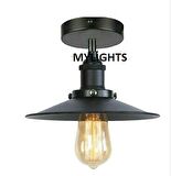 MYLİGHTS  RETRO  MAT SİYAH   RUSTİK VİNTAGE  TAVAN AVİZE TAVAN ARMATÜR  KOPLE METAL ÜRÜNDÜR  EN 22CM