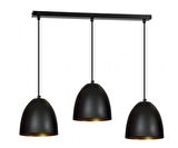 MYLİGHTS  METAL SARKIT AVİZE MESA ÜSÜTÜ TEZGAH VE BAR ÜSTÜ  ÜÇLÜ  AVİZE  100 CM TABAN
