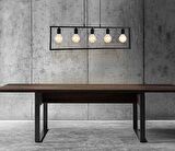 MYLİGHTS  RETRO VİNTAGE  MASA ÜSTÜ METAL SARKIT AVİZE RUSTİK SARKIT EN  100 CM