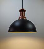 MYLİGHTS VİNTAGE  RETRO  RUSTİK  30 CM  METAL SAKIT BAKIR SÜSLÜ
