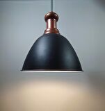 MYLİGHTS  RETRO RUSTİK VİNTAGE METAL SARKIT TEKLİ AVİZE BAKIR ASKILI