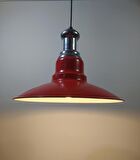 MYLİGHTS  VİNTAGE RETOR RUSTİK  KIRMIZI METAL SAKIT AVİZE
