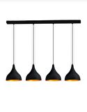 MYLİGHTS MASA ÜSTÜ DÖRTLÜ SARKIT AVİZE  120 CM TABAN
