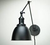 Metal Vintage Yatak Odası Yatak Başı Aplik