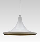 MYLİGHTS  MODERN SPOR BEYAZ METAL AVİZE 36 CM  EN