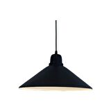 MYLİGHTS  RETRO  METAL SARKIT AVİZE 37 CM  SİYAH  İÇİ BEYAZ