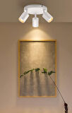 MYLİGHTS  SPOR MODERN ÜÇLÜ LED AVİZE SPOT PLOFONYER HAREKETLİ AVİZE