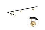 mylights  L  köşe magnet ray led spot os ram marka led ampullü beşli led avize  ray spot 3000k 