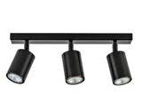 MYLİGHTS  SİYAH 60 CM  ÜÇLÜ LED AVİZE LED SPOT HAREKETLİ AMPUL DAHİL GÜNIŞIĞI