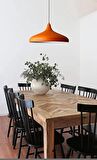 MYLİGHTS RETRO RUSTİK METAL SARKIT TURUNCU AVİZE 35 CM  ÇAP 