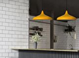 MYLİGHTS  SARI METAL SARKIT  AVİZE  35CM TEK FİYATIDIR