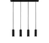 MYLİGHTS  MODERN SPOR  LED AVİZE  SİYAH  GÜN IŞIĞI LED AMPULLÜ MARKA LEDLİ