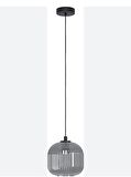 MYLİGHTS RUSTİK  FÜME AVİZE 20CM  SPOR TEKLİ AVİZE cafe  salon koridor yatak odası  
