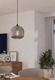 MYLİGHTS RUSTİK  FÜME AVİZE 20CM  SPOR TEKLİ AVİZE cafe  salon koridor yatak odası  