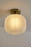 MYLİGHTS RUSTİK MODERN OPAL  CAMLI TAVAN PLOFONYER AVİZE  