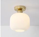 MYLİGHTS  PLOFONYER TAVAN AVİZE  OPAL CAM AVİZE MODER SPOR AVİZE 20cm