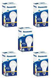 mylights panasonıc 8,5w e27 duylu beyaz ışık  led ampu 5adet 6500 k